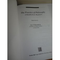 The Practice of Philosophy - Handbook for Beginners