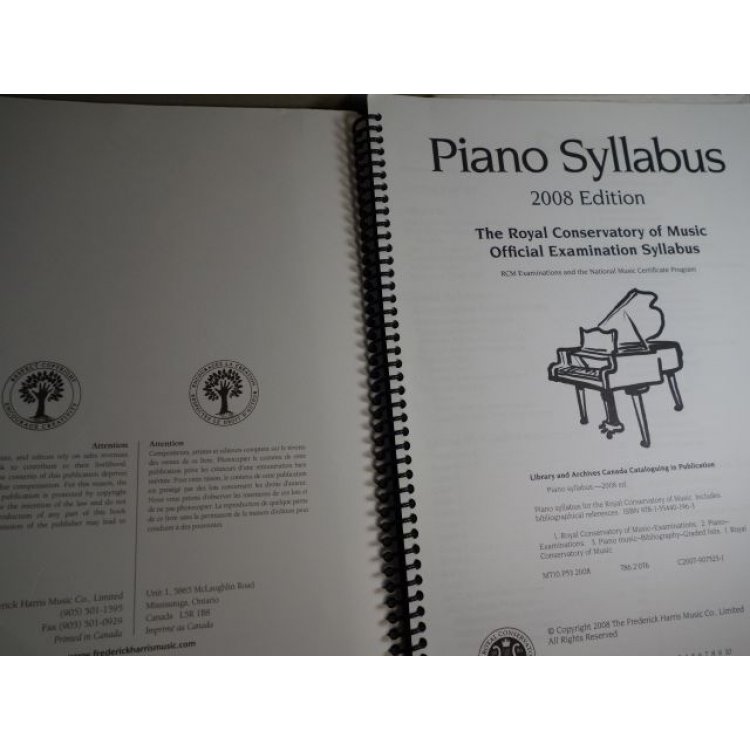 The Royal Conservatory Of Music - Piano Syllabus - Exam