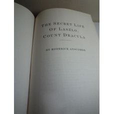 The Secret Life of Laszlo Count Dracula, Hardcover  